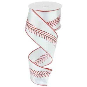 2.5" Baseball Stitch Ribbon - 10
yards