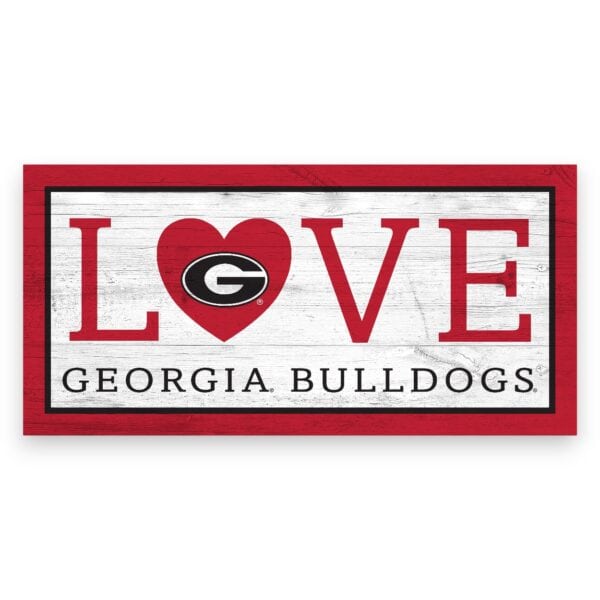 Georgia Bulldogs Love Sign