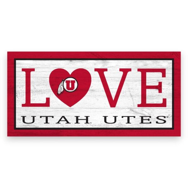 Utah Utes Love Sign
