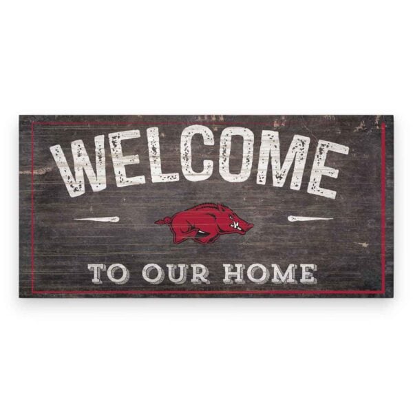 Arkansas Razorback Welcome Sign