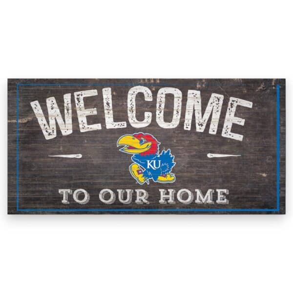 Kansas Jayhawks Welcome Sign
