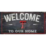 Texas Tech Welcome Sign