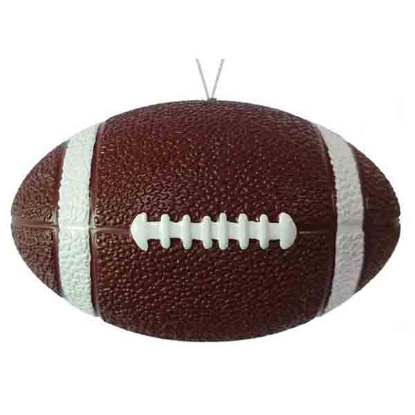 Brown 3D Football Ornament