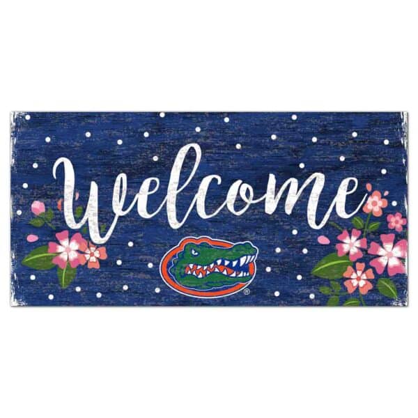 Florida Gator Flowers Sign