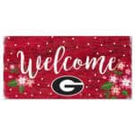Georgia Bulldogs Flowers Sign