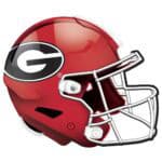 Georgia Bulldogs Helmet Sign
