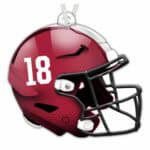 Alabama Ornament - Flat Helmet