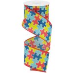 2.5" Autism Awareness Ribbon