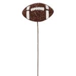 15" Brown Football Pick