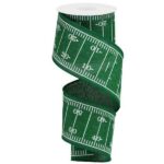 2.5”x10yds Green Football Field Ribbon