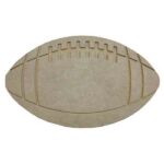 Football Wood Cutout Shape