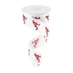 1.5 inch Alabama Crimson Tide Ribbon