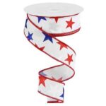 1.5 inch Patriotic Stars Ribbon