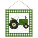 Green Tractor Sign