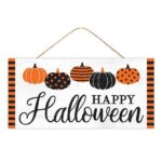 Halloween Pumpkin Pattern Sign