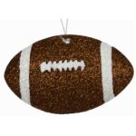 Glitter Football Ornament