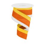 Candy Corn Stripe Ribbon