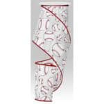 4" Baseball Ribbon - 10 yards