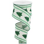 Green Plaid Tree Ribbon