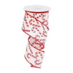 Red Candy Cane Ribbon