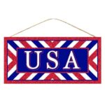 Glitter USA Sign