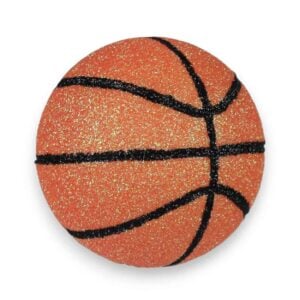 Basketball Ornament - 3D Glitter