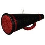 Red Black Megaphone Ornament