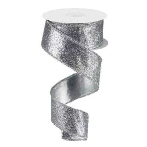 1.5" Silver Metallic Ribbon - 10
yards