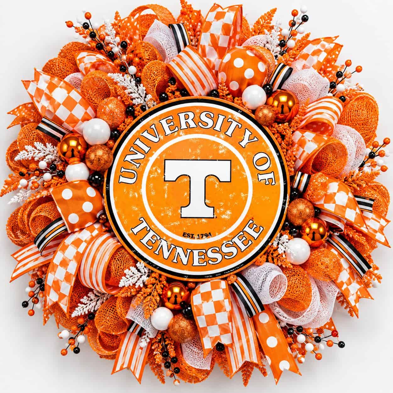 Tennessee football wreath