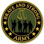 United States Army Round Sign