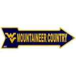 WVU Arrow Sign