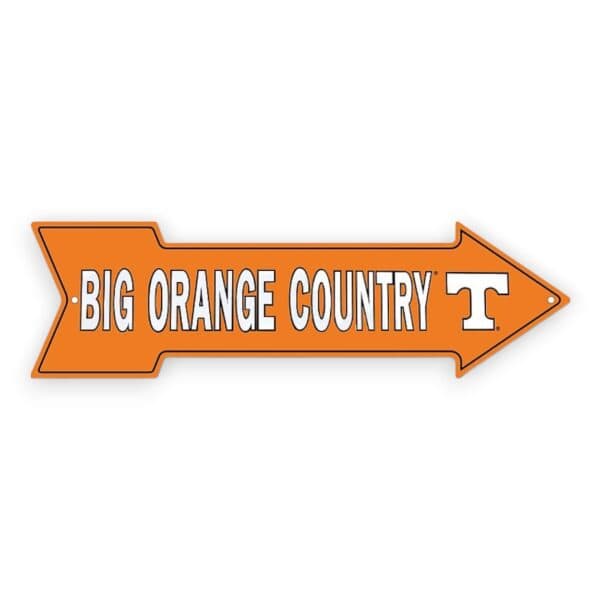 Tennessee Vols Arrow Sign