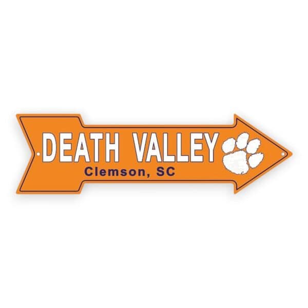 Clemson Arrow Sign