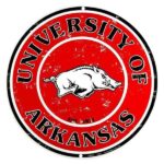 Arkansas Razorbacks Metal Sign