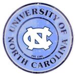 UNC Metal Sign