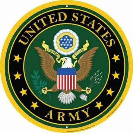 Army Metal Sign - Buy Online Now