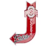 Ohio State Fan Arrow Sign