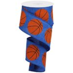 Blue Basketball Ribbon