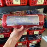 10" Red Deco Mesh Metallic