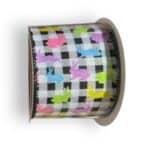 2.5" Buffalo Plaid Easter Bunny Ribbon - 10 yards