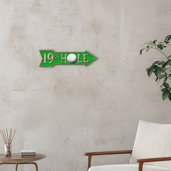 19th Hole Golf Sign