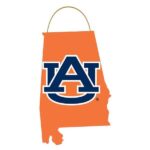 8” Auburn Tigers State Sign