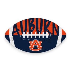 Auburn Tigers Color Football Sign