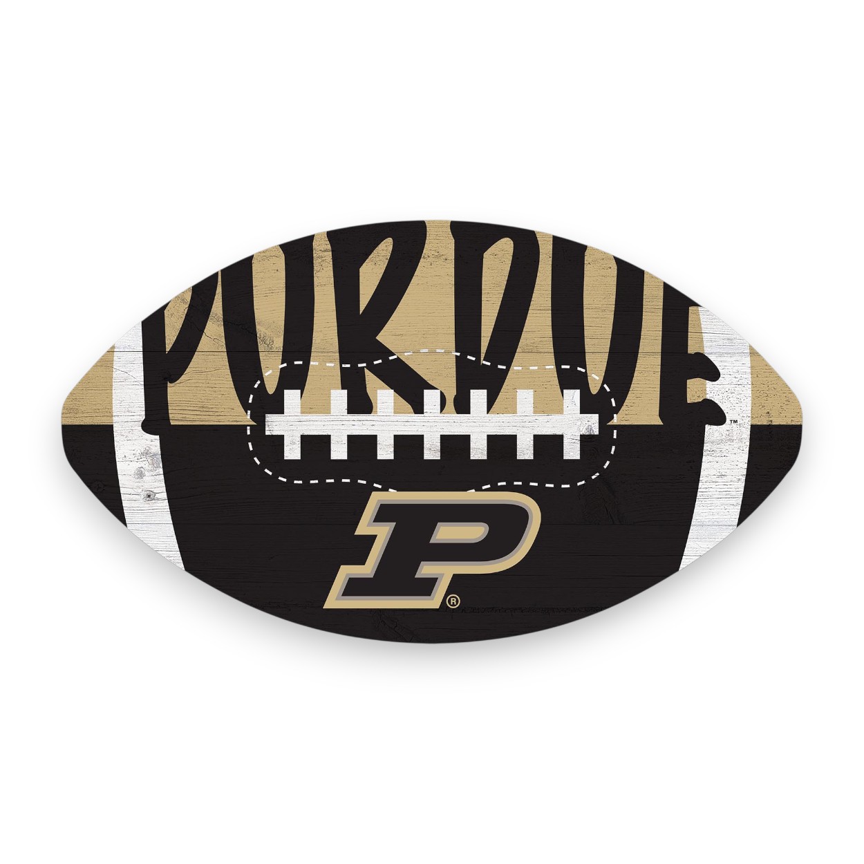 Purdue Color Football Sign