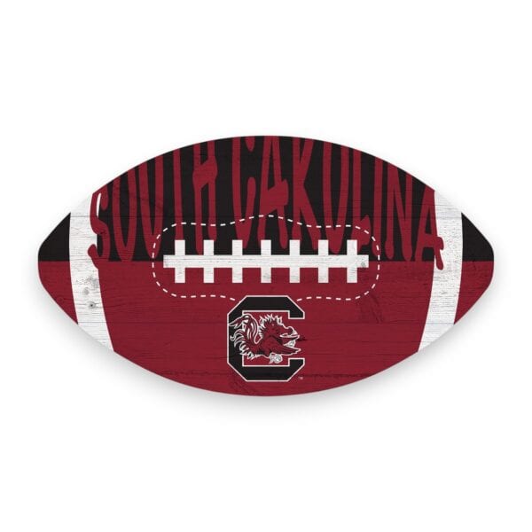 Gamecocks Color Football Sign