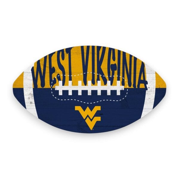 West Virginia Color Football Sign