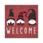 10” Arkansas Razorback Gnome Sign