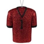 Red Black 3D Football Jersey Ornament
