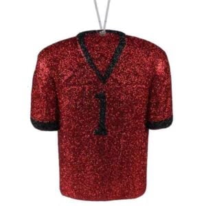 Red Black 3D Football Jersey Ornament