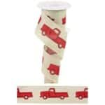 2.5” Red Pickup Truck Ribbon